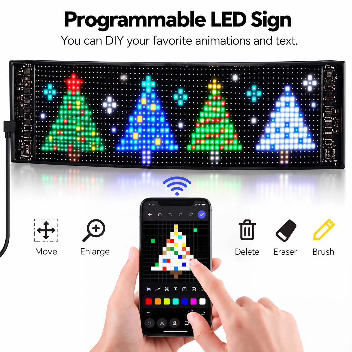 Merry Drive LED Sign