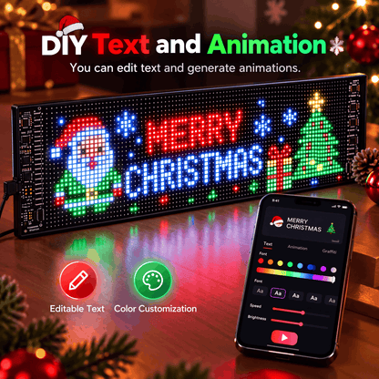 Merry Drive LED Sign