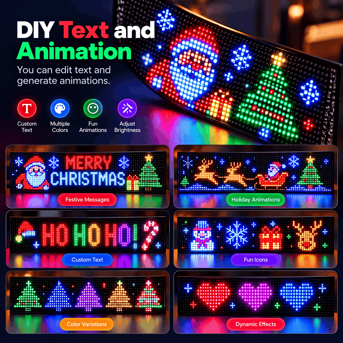 Merry Drive LED Sign